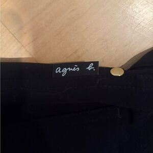 Agnes B. Black Straight Leg Pants